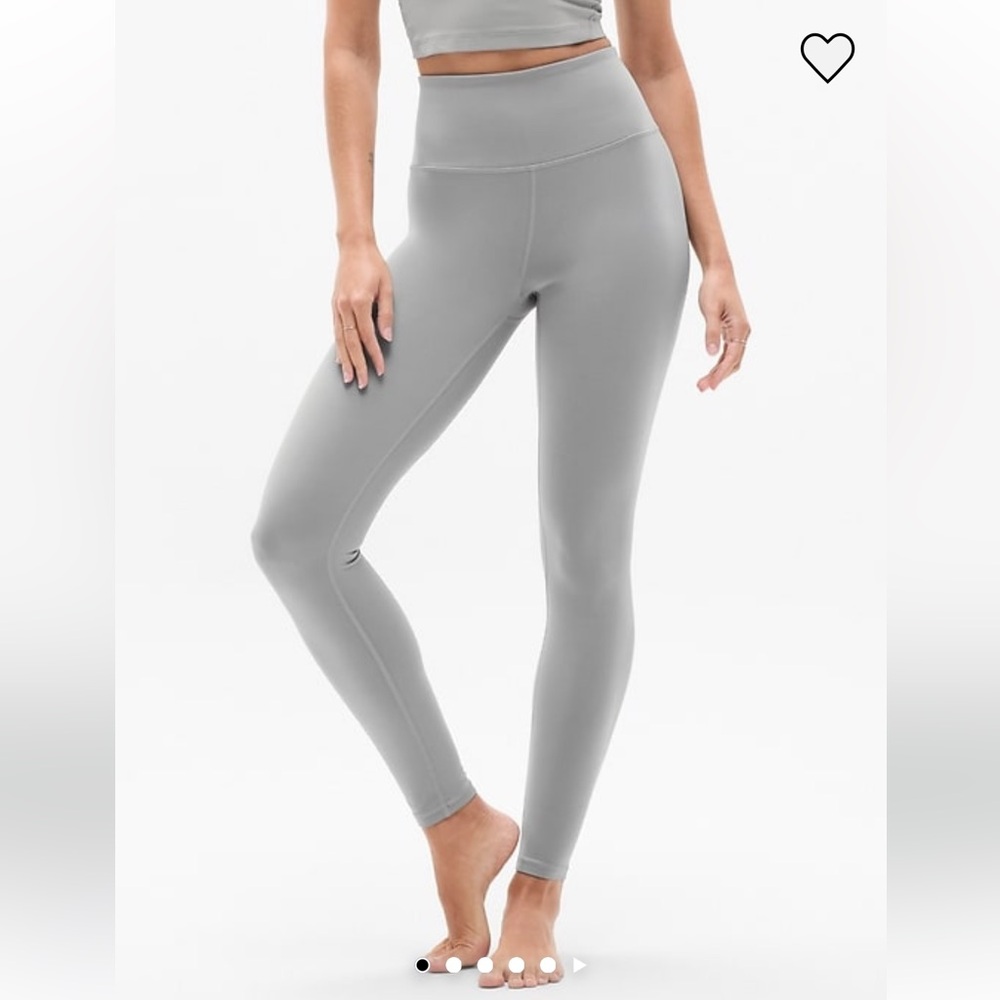 Athleta Ultra High Rise Elation Full Length Leggings Color Stone Gray - Picture 1 of 6